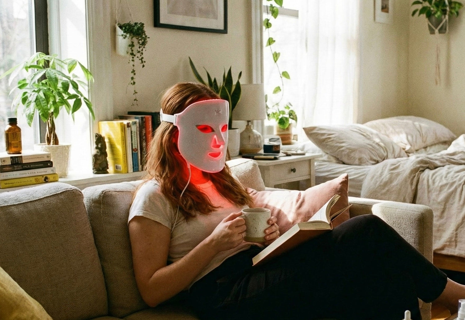 led ışıklı maske